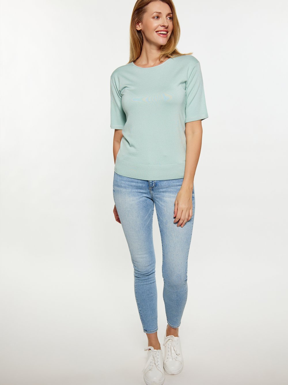 Usha T-Shirt Damen Viskose gestreift
