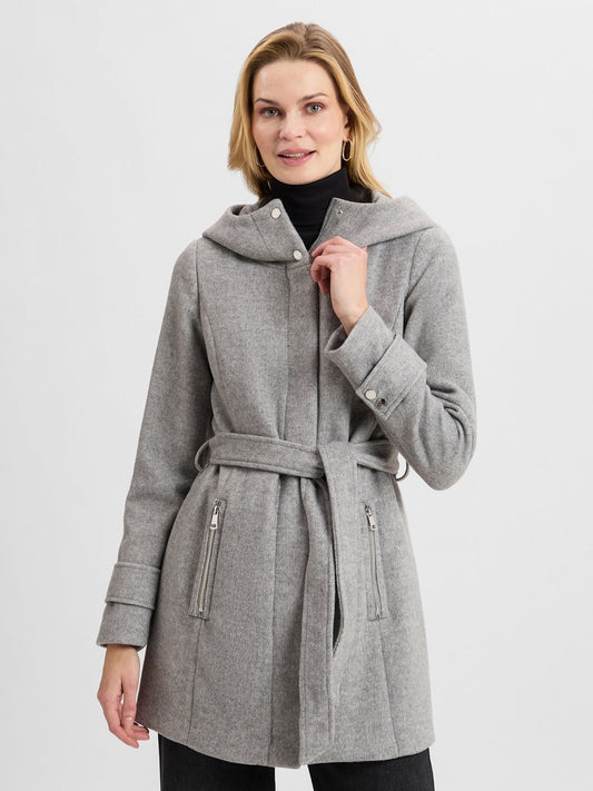 s.Oliver Kurzmantel mit Wollanteil Damen meliert