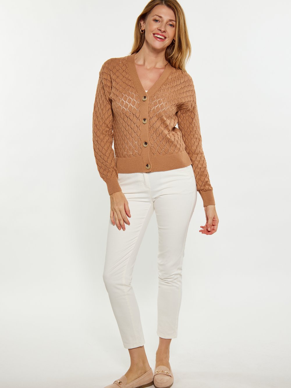 Usha Strickjacke Damen Baumwolle