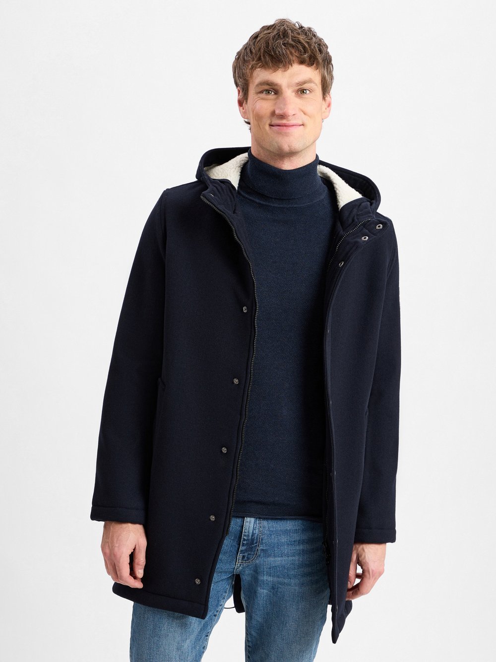 Finshley & Harding London Wollmantel Herren