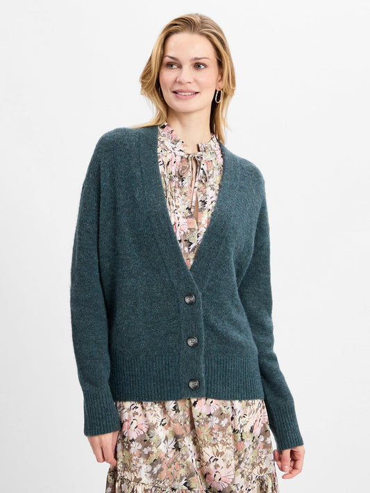 Marie Lund Strickjacke mit Alpaka-Anteil Damen Feinstrick