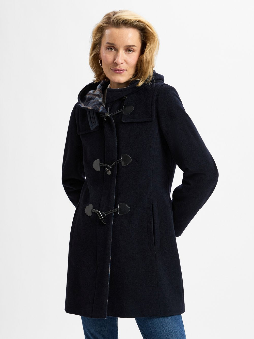 Gil Bret Dufflecoat mit Cashmere-Anteil Damen Wolle