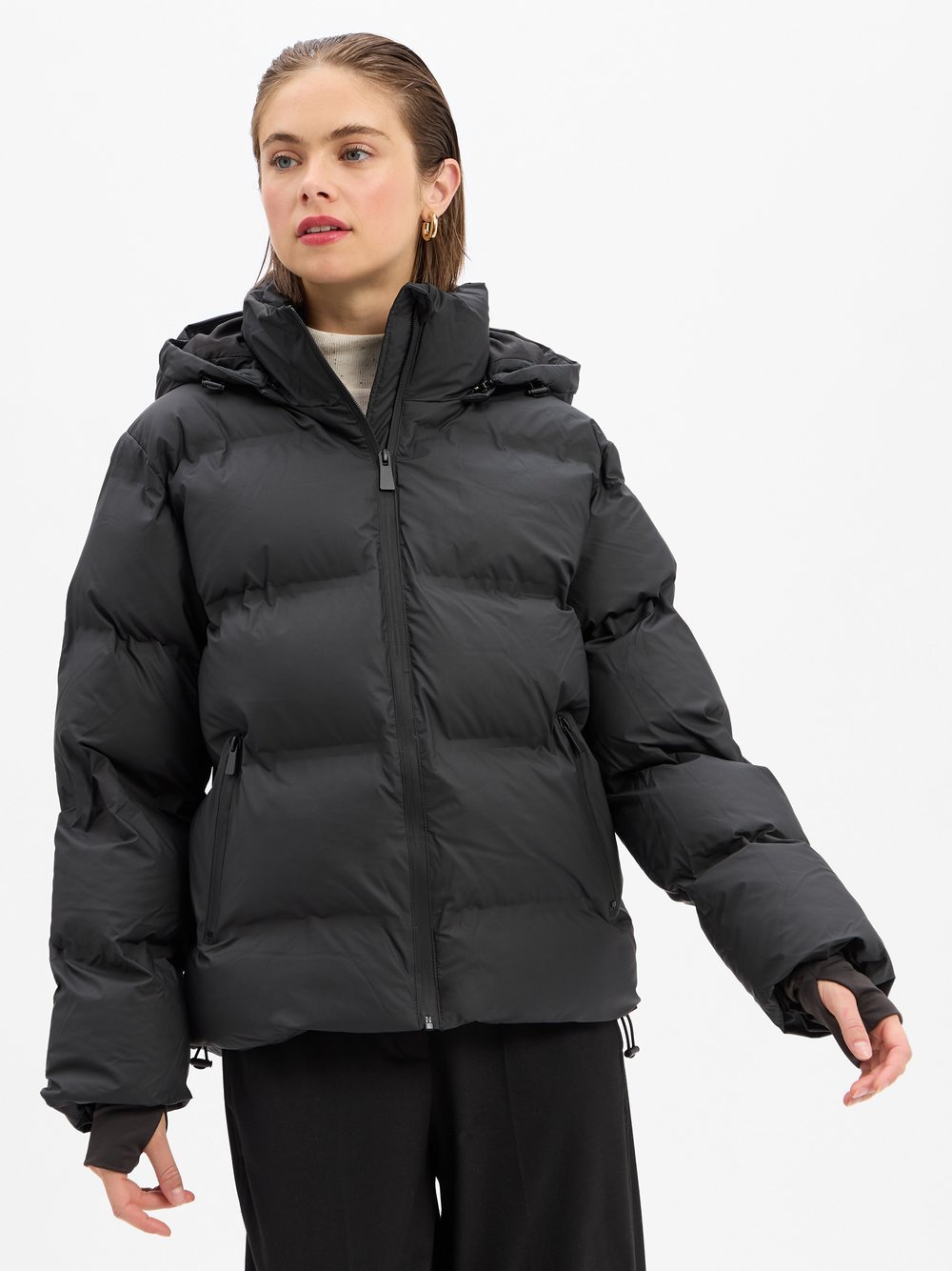Neo Noir Puffer-Jacke Damen