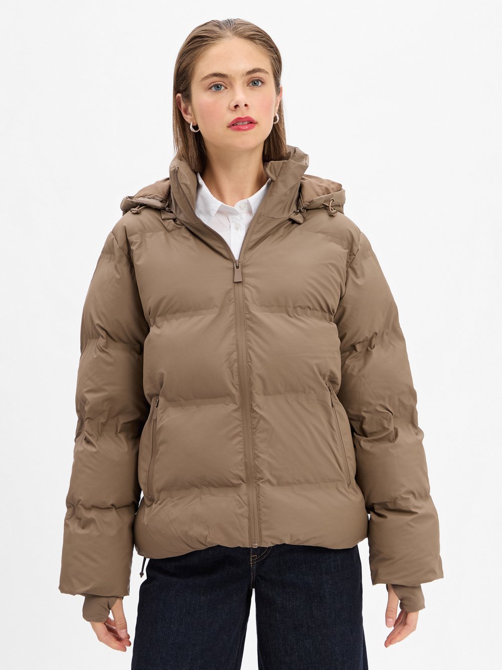 Neo Noir Puffer-Jacke Damen