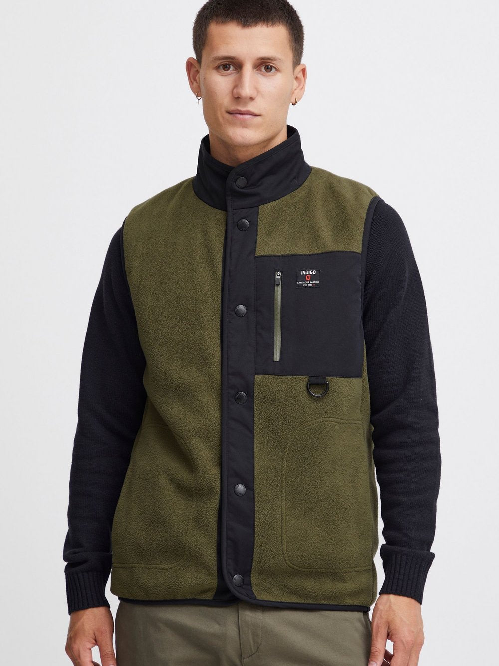 Indicode Fleeceweste Herren