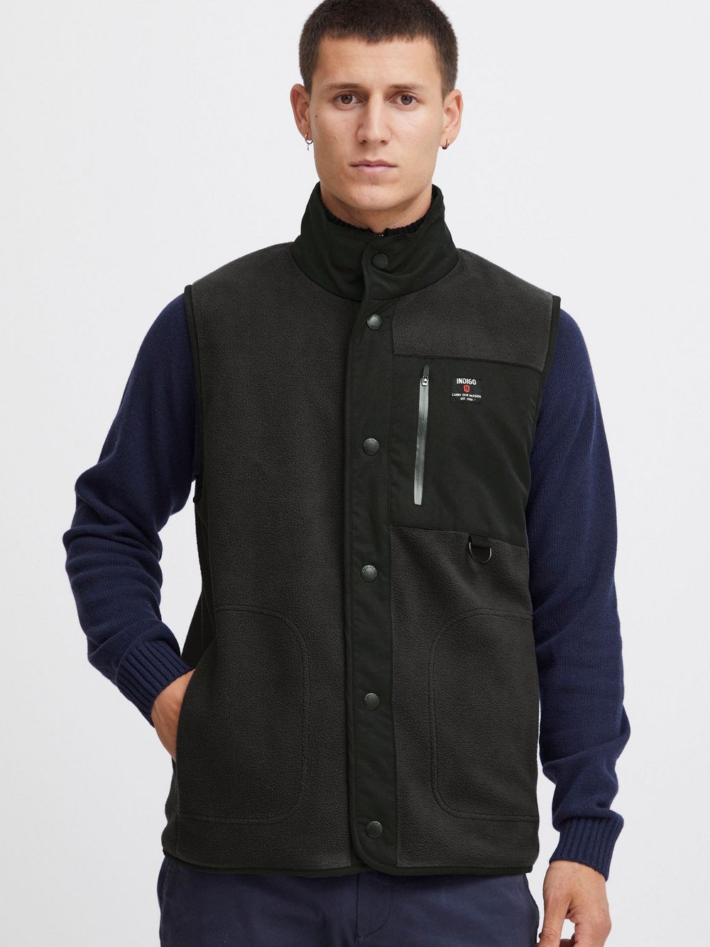 Indicode Fleeceweste Herren