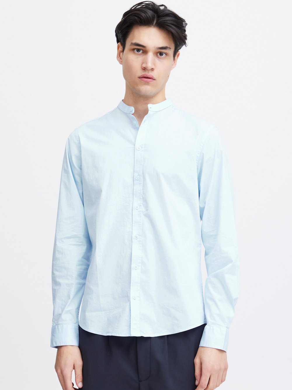 CASUAL FRIDAY Langarmhemd Herren Regular Fit Baumwolle gemustert