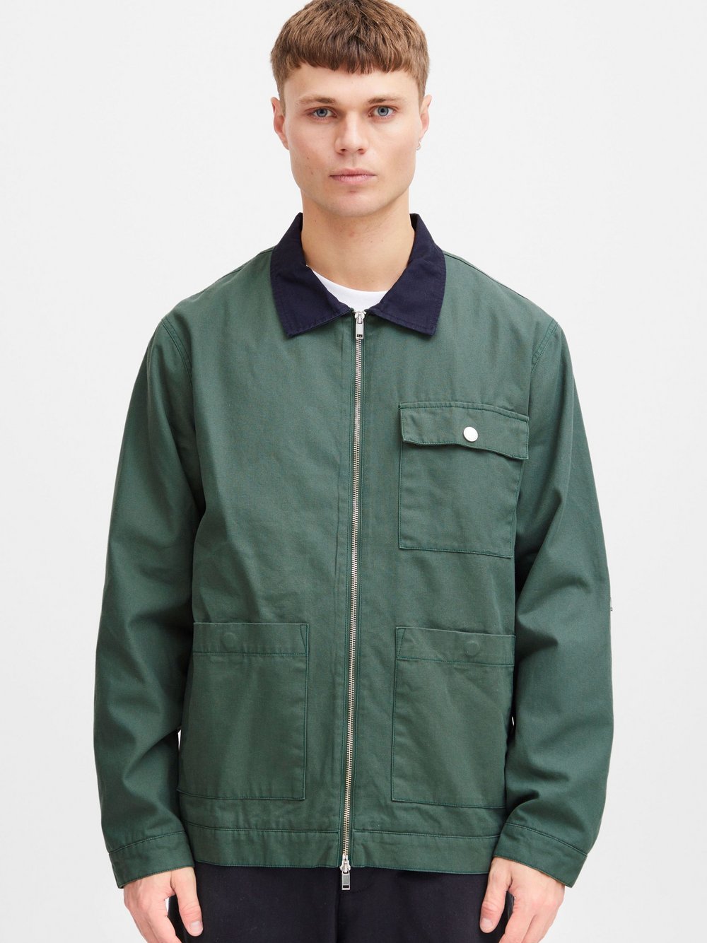 Solid Jacke Herren Baumwolle