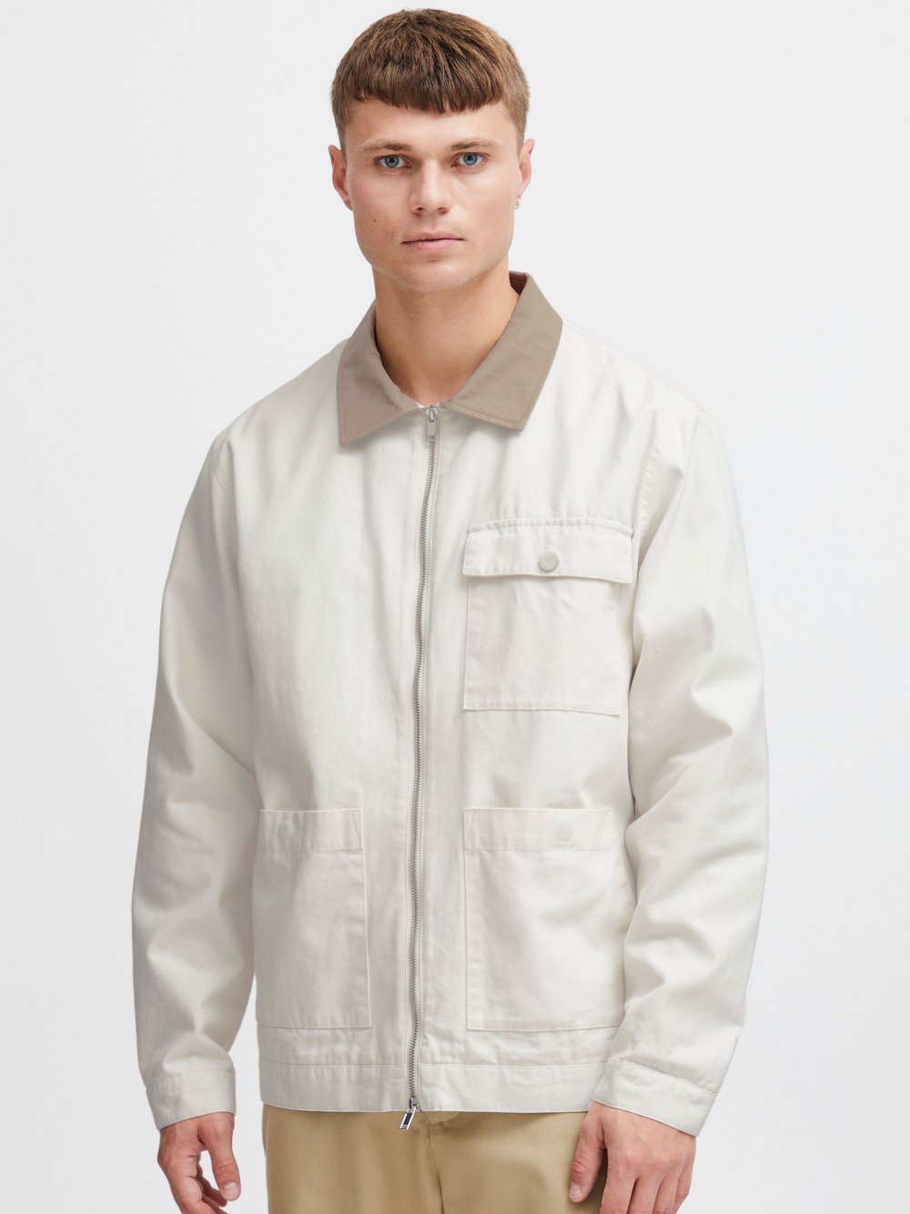 Solid Jacke Herren Baumwolle