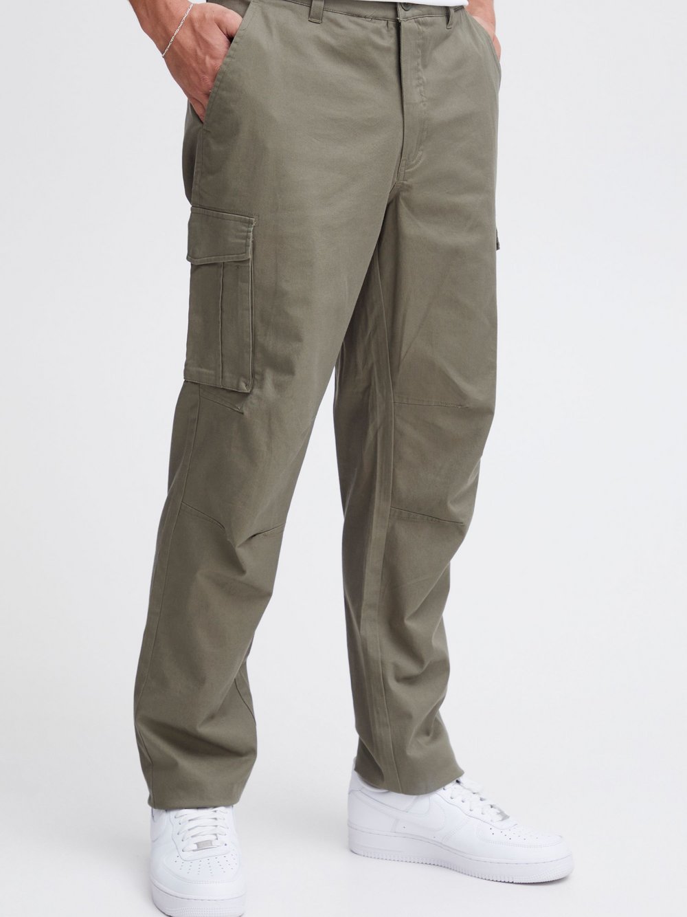 Solid Cargohose Herren Baumwolle