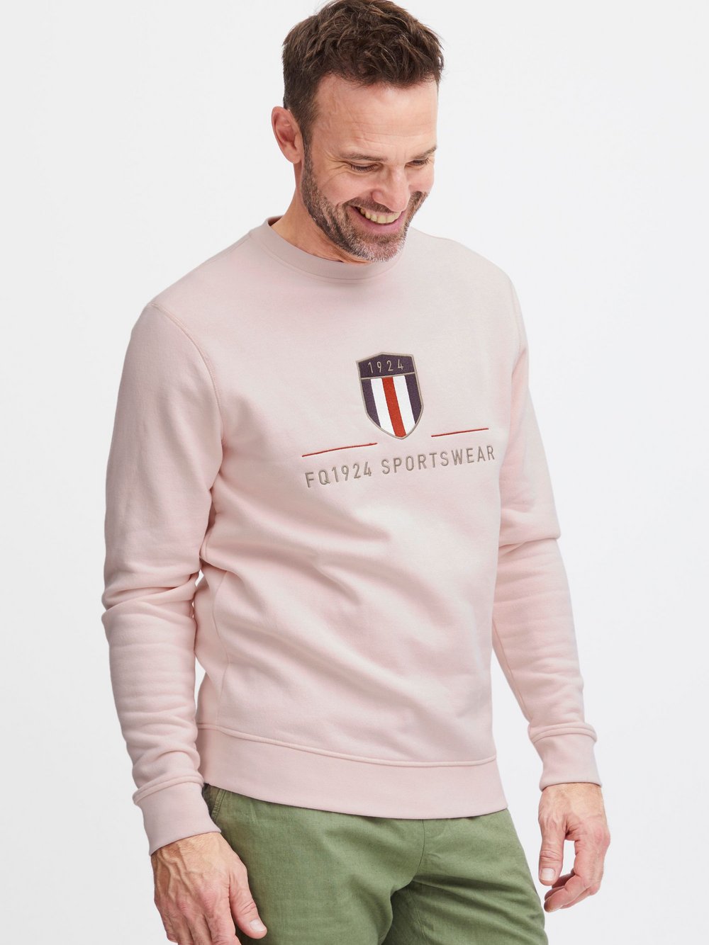 CASUAL FRIDAY Rundhalspullover Herren Baumwolle