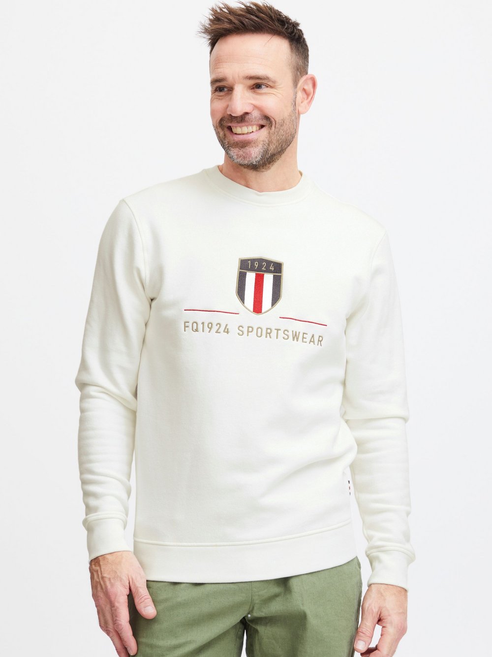 CASUAL FRIDAY Rundhalspullover Herren Baumwolle