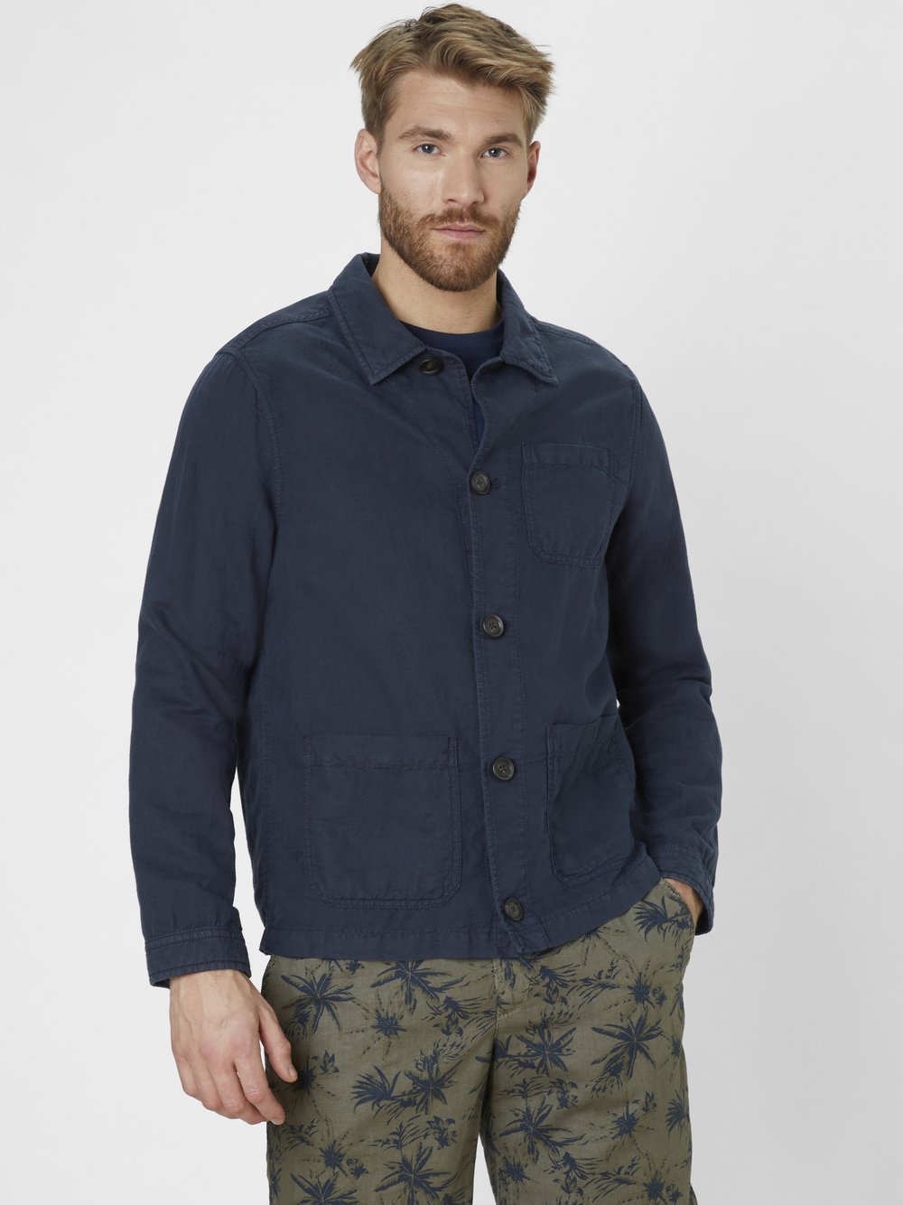 Redpoint Hemdjacke Herren Leinen