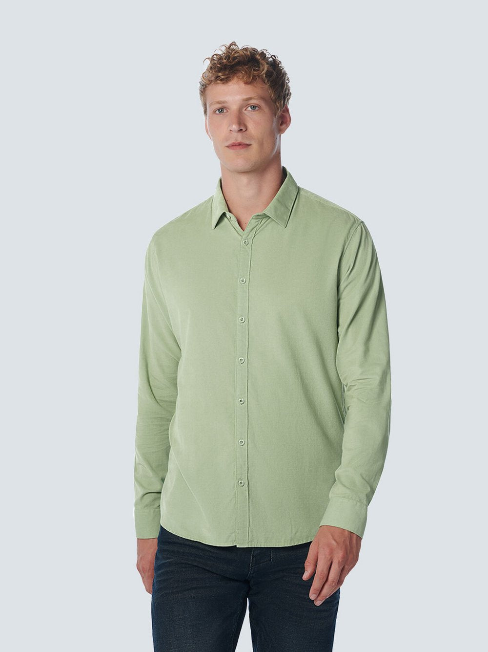 No Excess Kordhemd Herren Regular Fit Baumwolle
