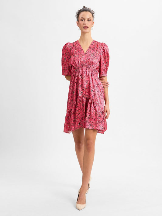 Marie Lund Freizeitkleid Damen gemustert