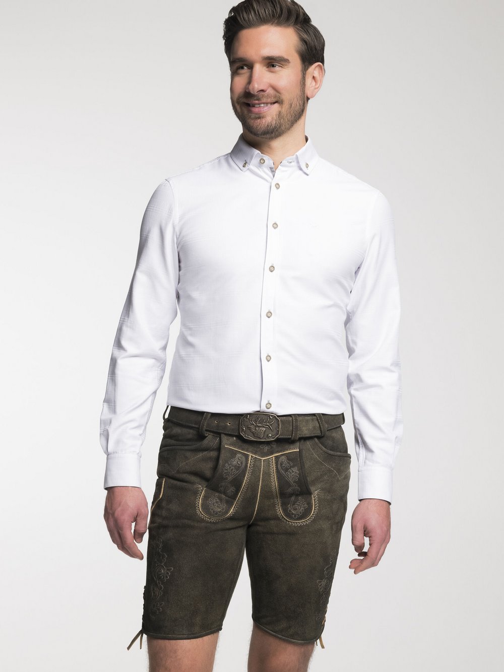 Spieth & Wenksy Trachtenhemd Herren Regular Fit Baumwolle