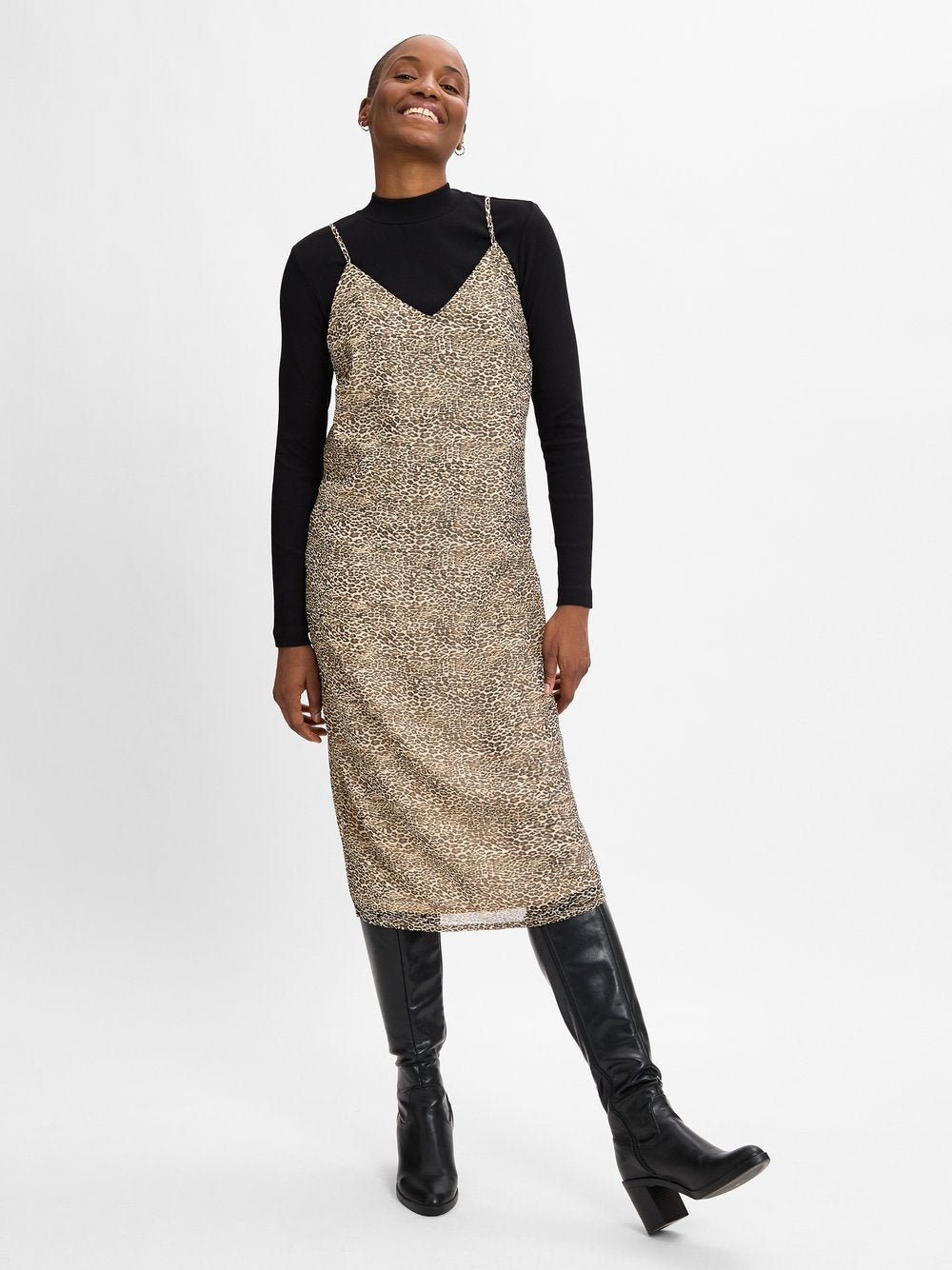 Noisy May Kleid Damen gemustert