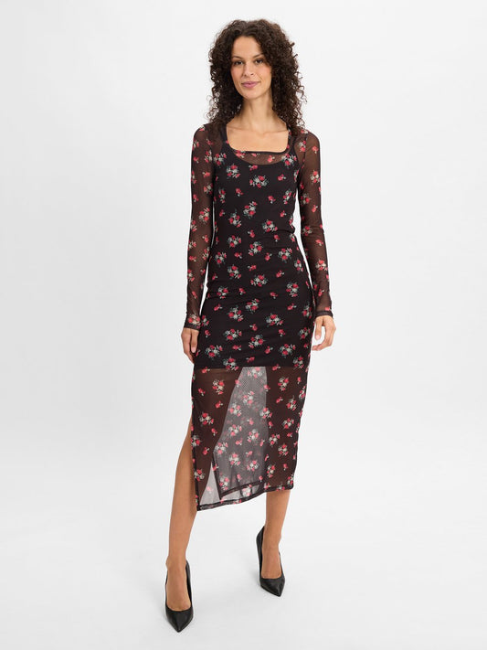 Noisy May Kleid Damen Mesh bedruckt