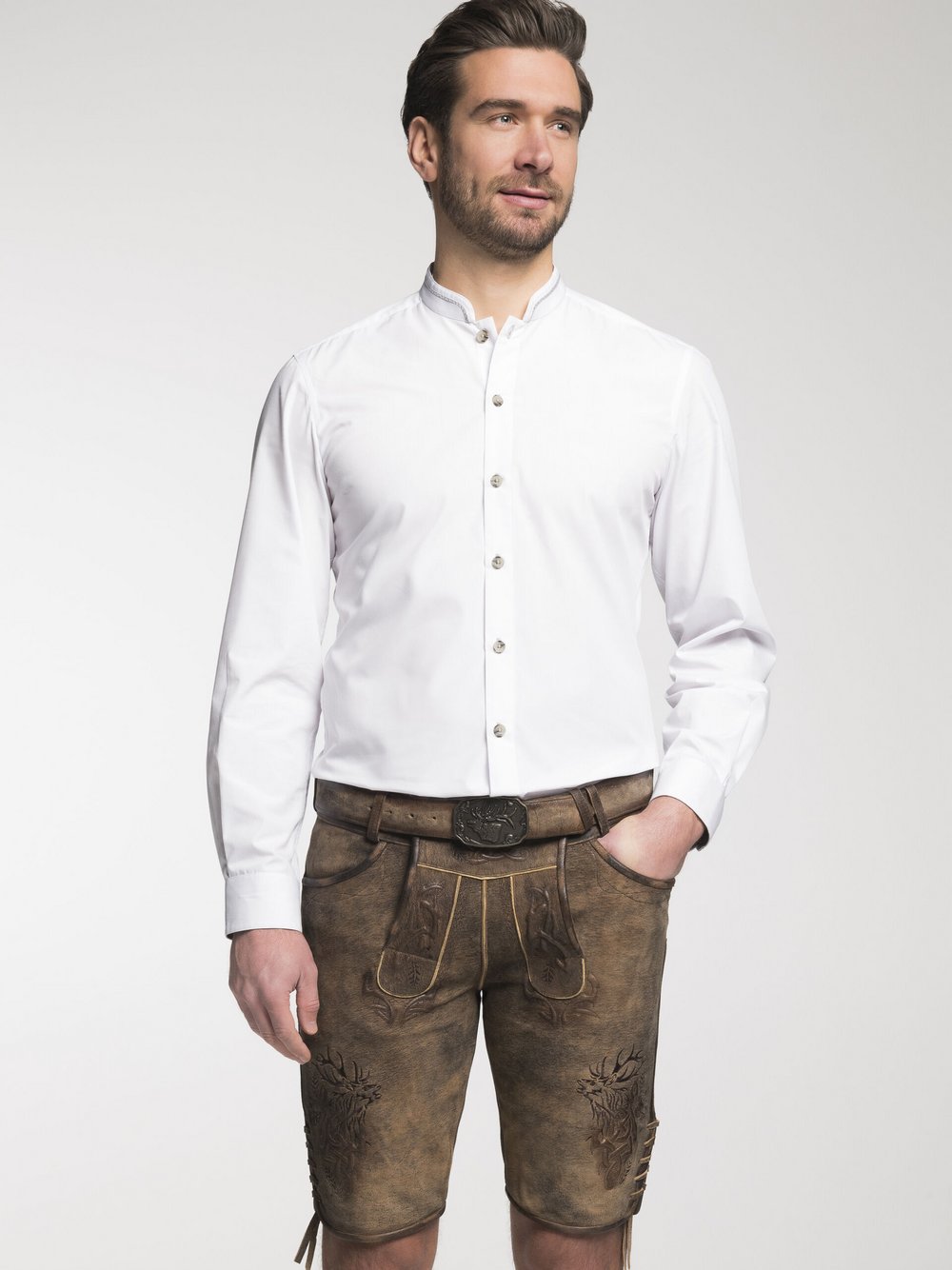 Spieth & Wenksy Trachtenhemd Herren Regular Fit