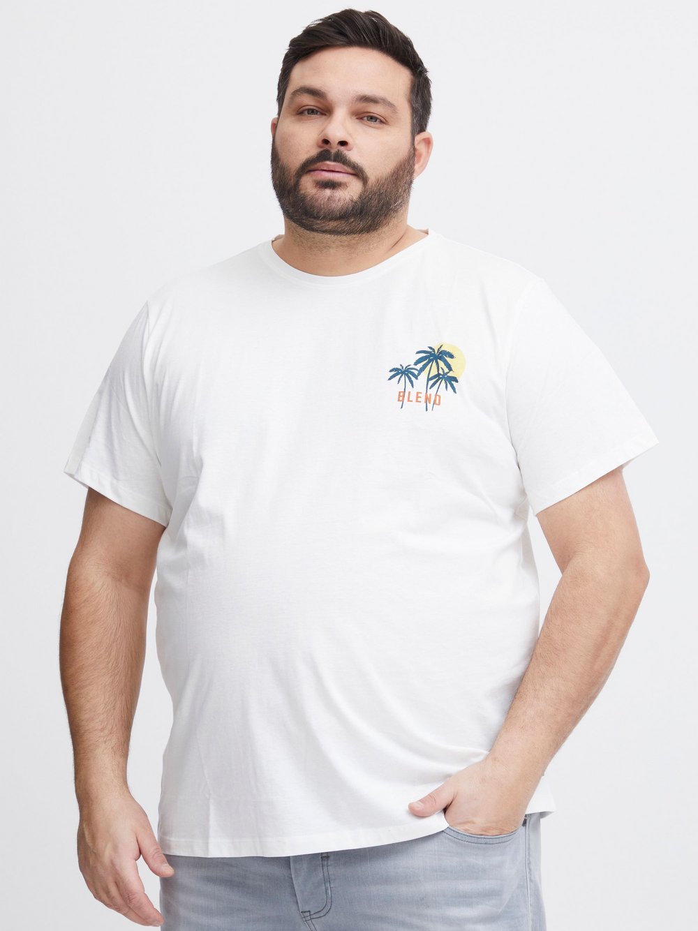 BLEND Tank-Top Herren Baumwolle