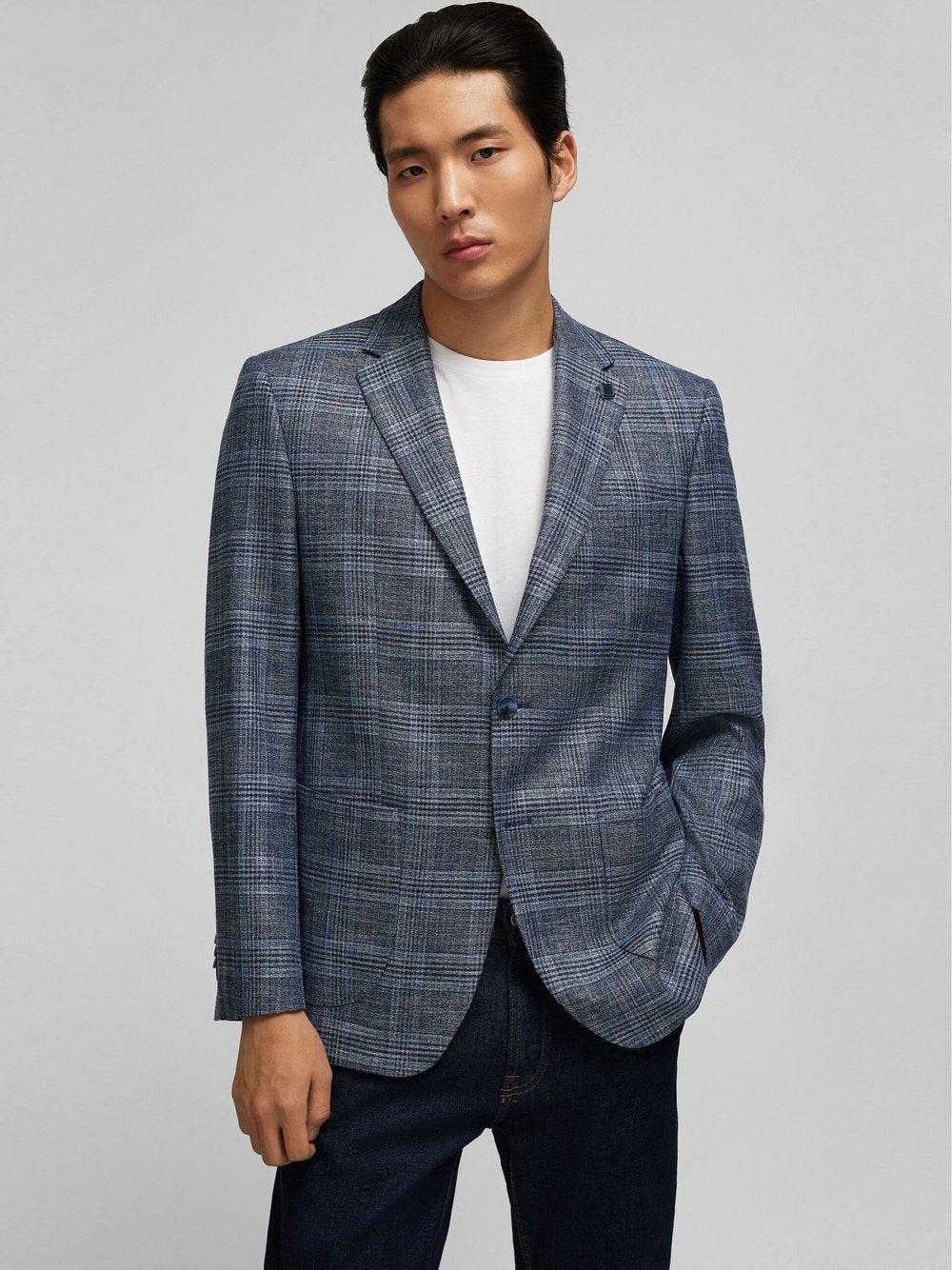 Daniel Hechter Sakko Herren Modern Fit kariert