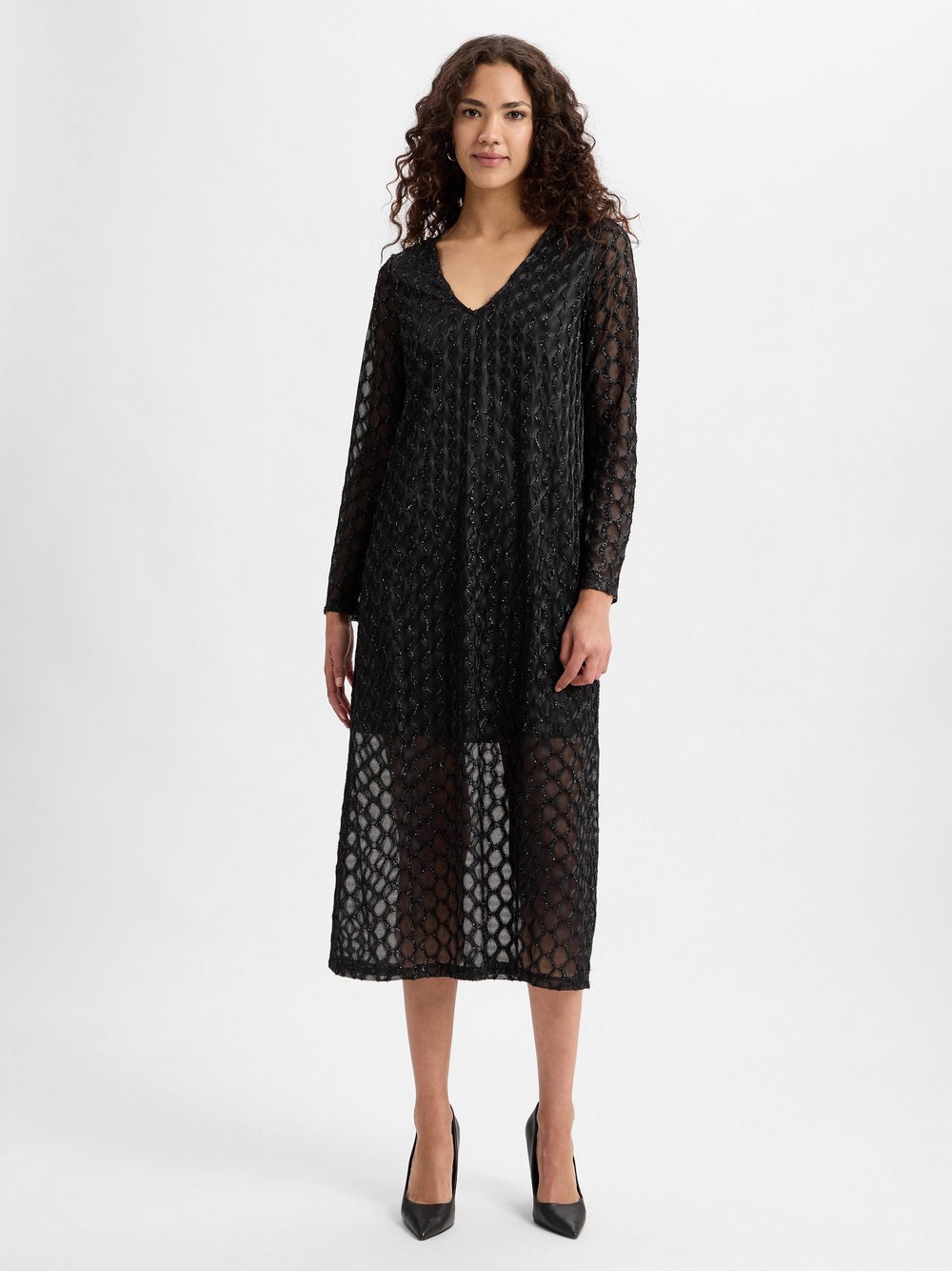 Vila Abendkleid Damen gemustert