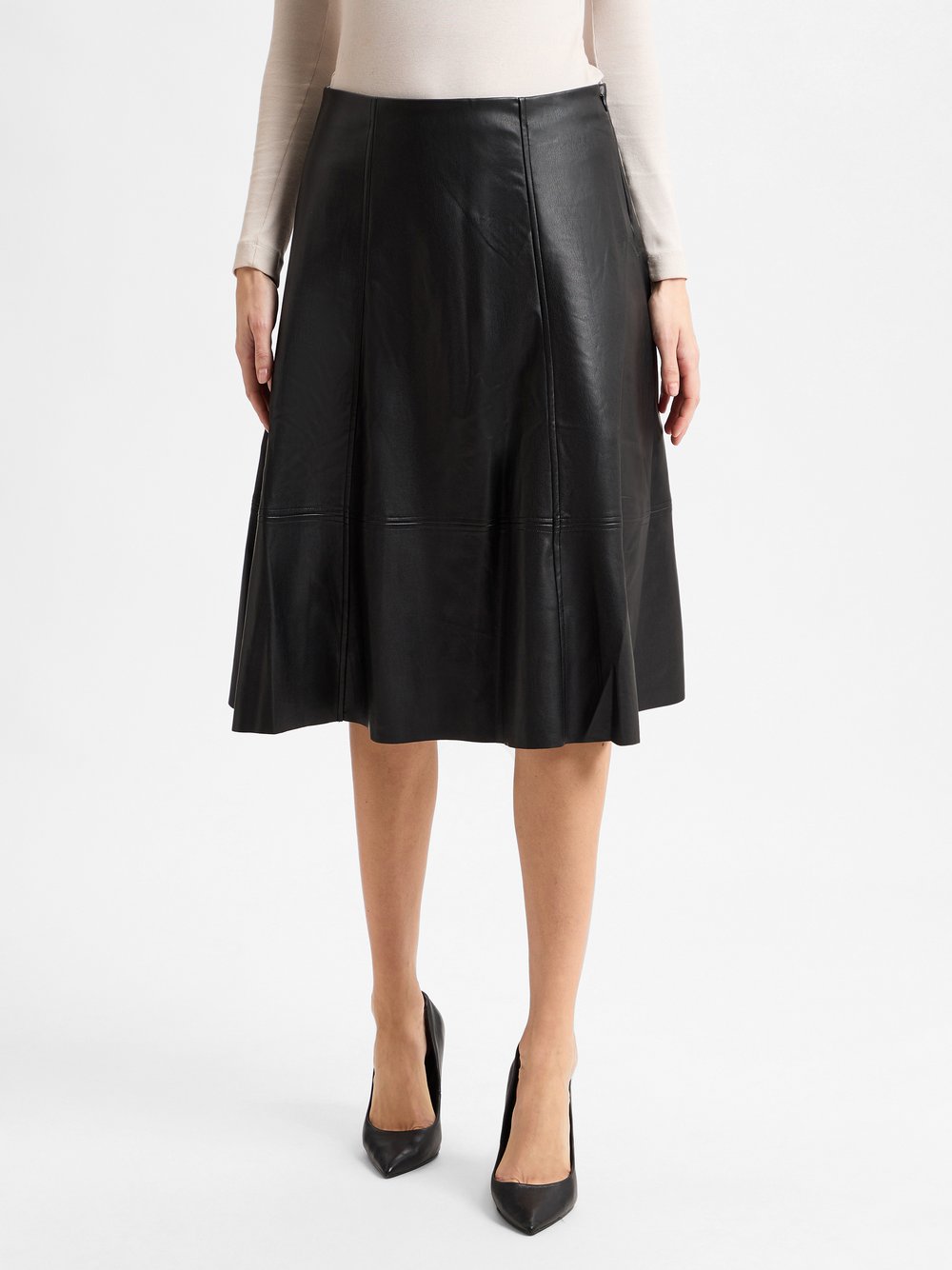 soyaconcept® Rock Damen Kunstleder