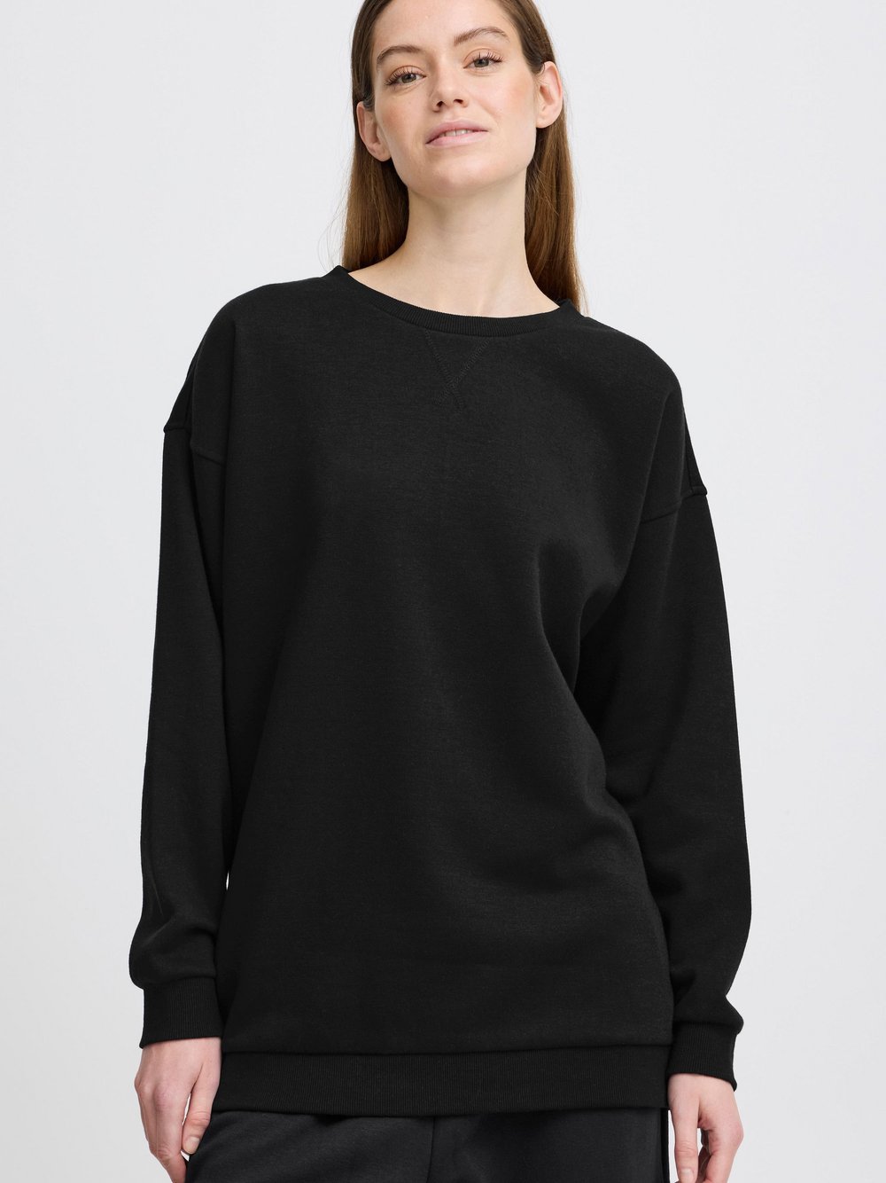 OXMO Rundhalspullover Damen