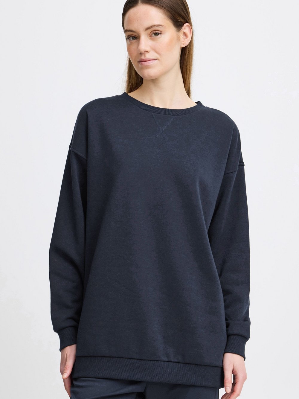 OXMO Rundhalspullover Damen