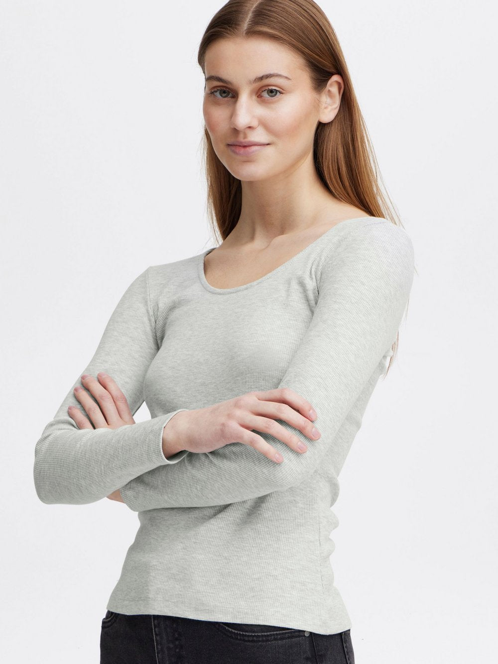 OXMO Longsleeve Damen Baumwolle
