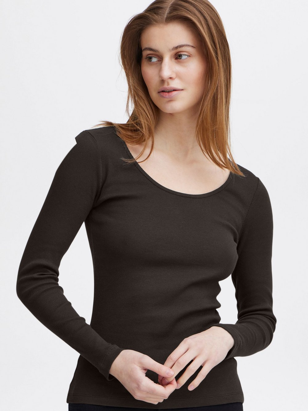 OXMO Longsleeve Damen Baumwolle