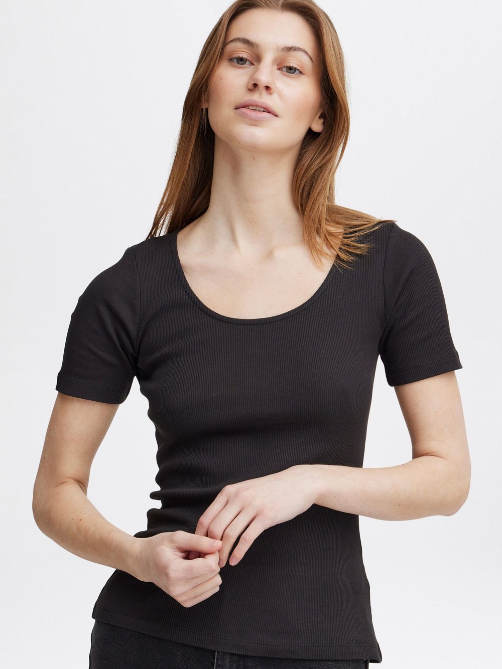 OXMO T-Shirt Damen Baumwolle
