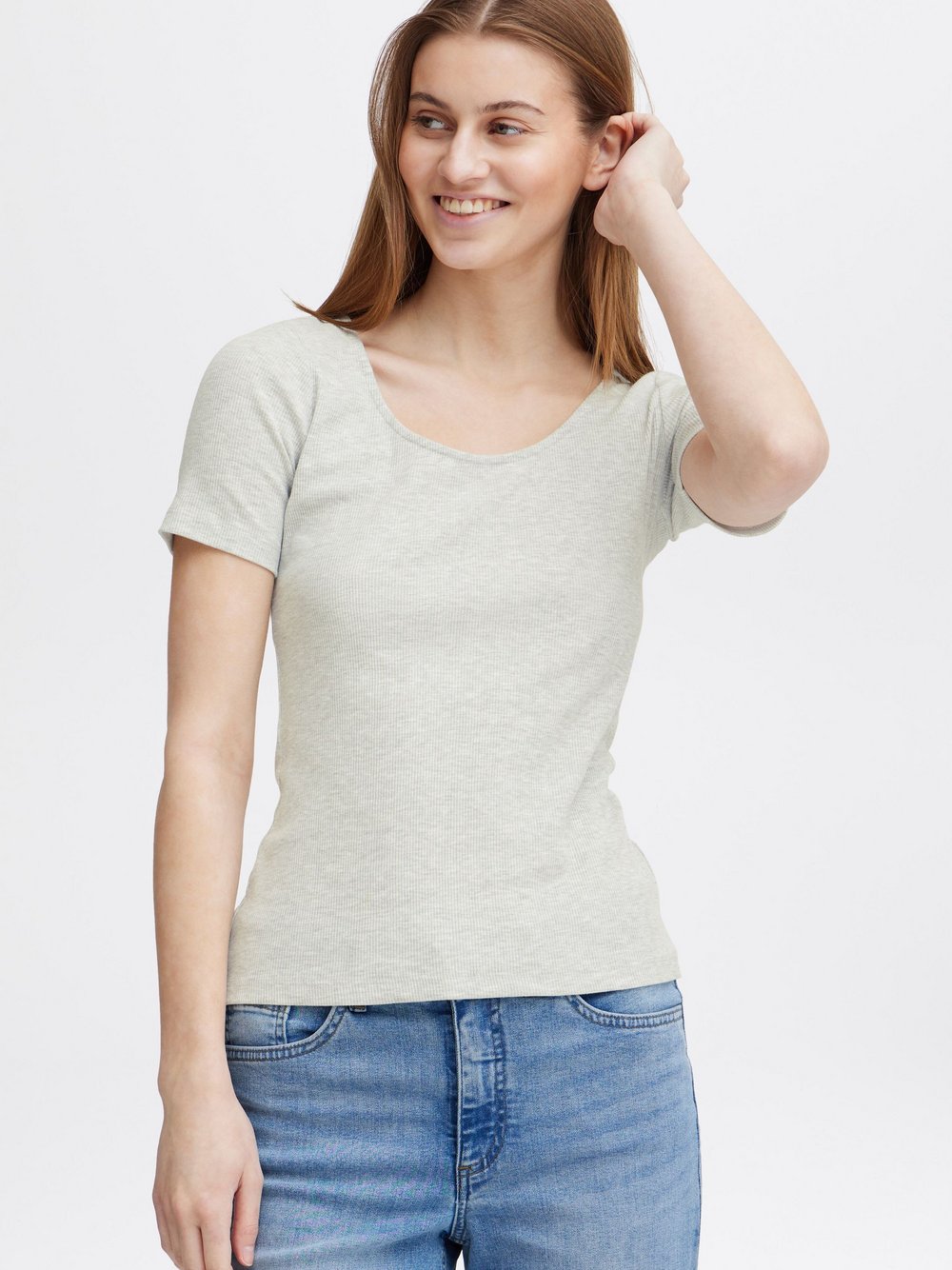 OXMO T-Shirt Damen Baumwolle