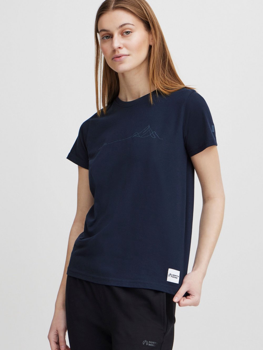 OXMO T-Shirt Damen Baumwolle