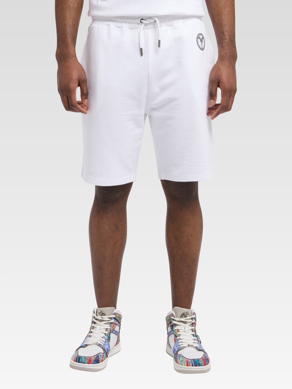 Carlo Colucci Strickpullover Herren Baumwolle bedruckt