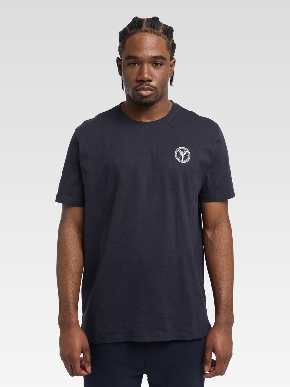 Carlo Colucci Strickpullover Herren Baumwolle bedruckt