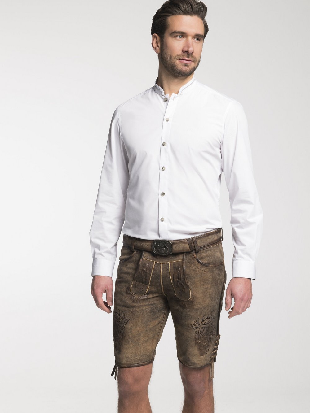Spieth & Wenksy Lederhose Herren meliert