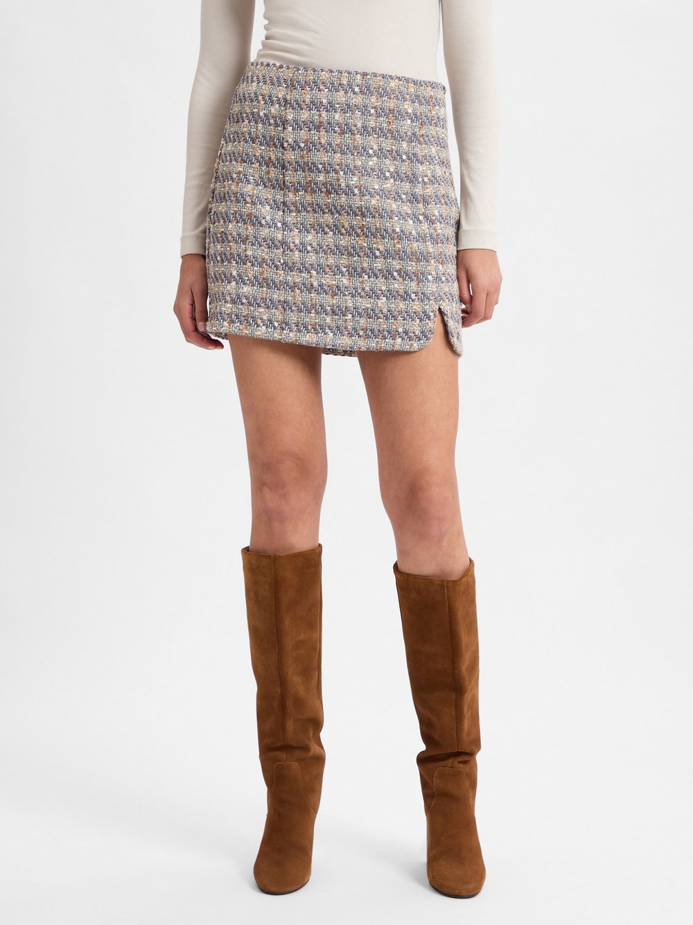 Y.A.S Rock Damen gemustert