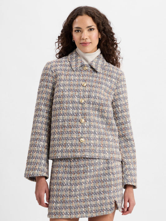 Y.A.S Kurzblazer Damen gemustert