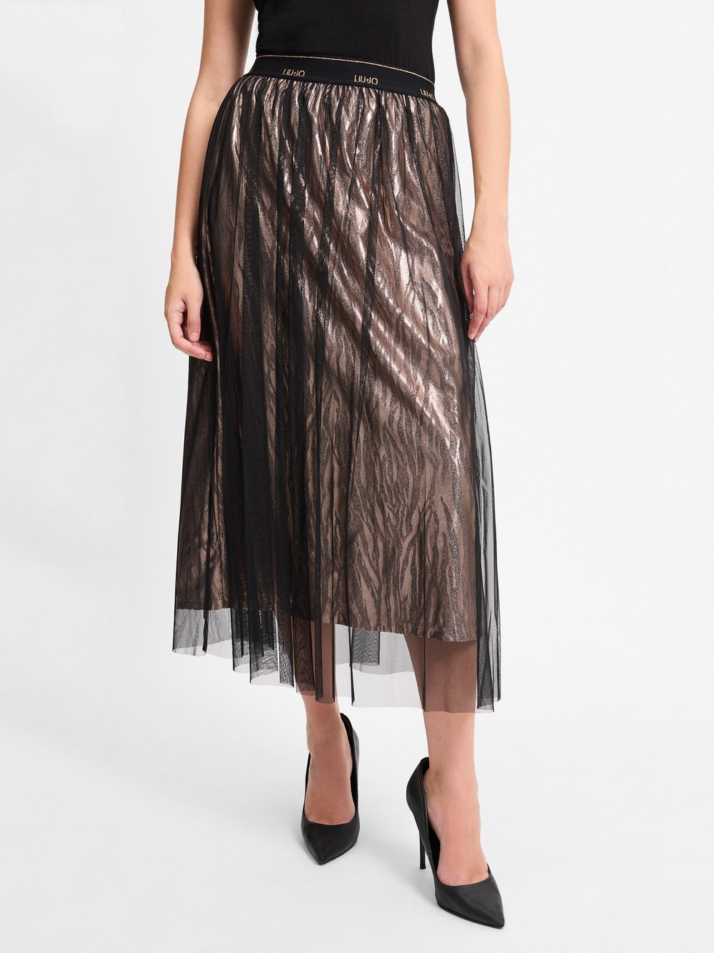 Liu Jo Collection Rock Damen roségold gemustert