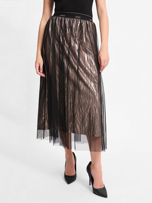 Liu Jo Collection Rock Damen roségold gemustert