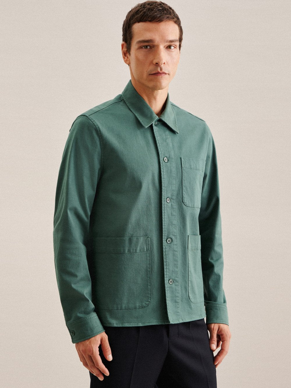 Studio Seidensticker Casual Hemd Herren Regular Fit Baumwolle kariert