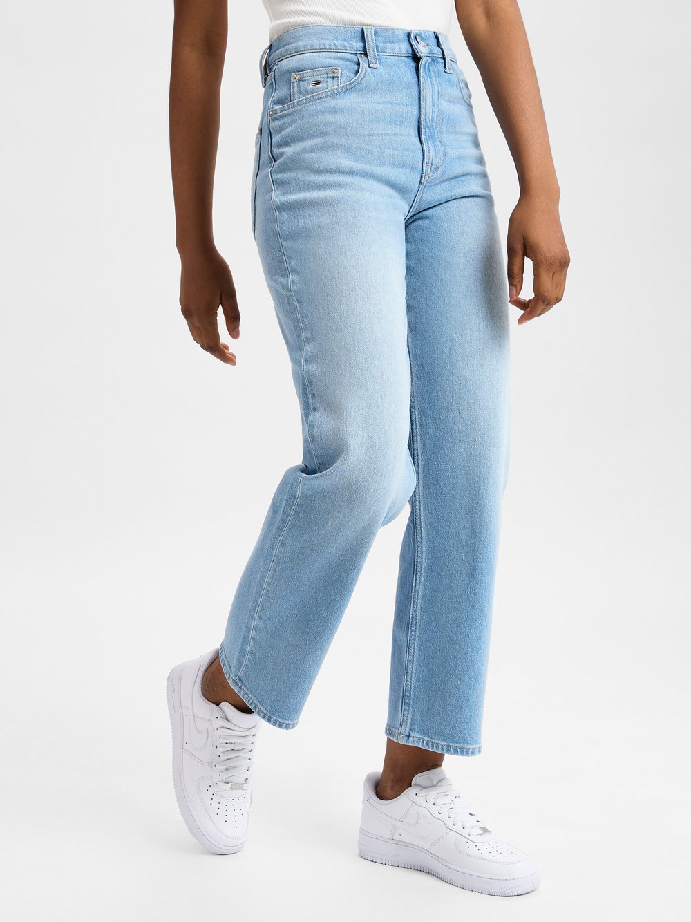 Tommy Jeans Straight Fit Jeans Damen Baumwolle