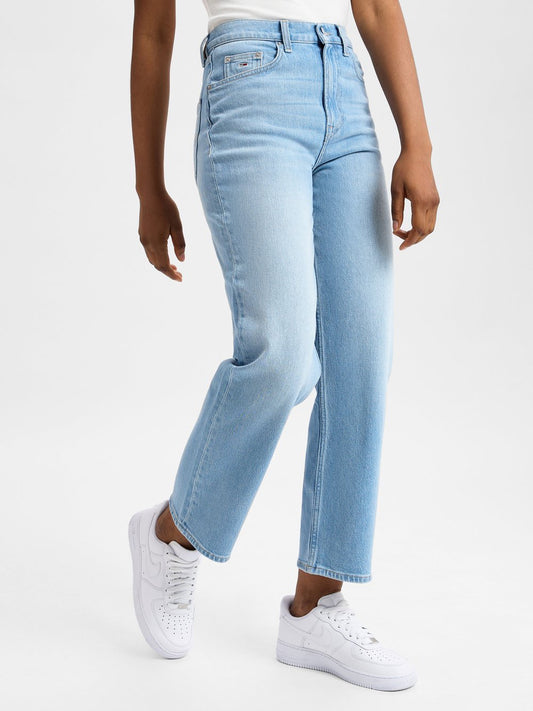Tommy Jeans Straight Fit Jeans Damen Baumwolle