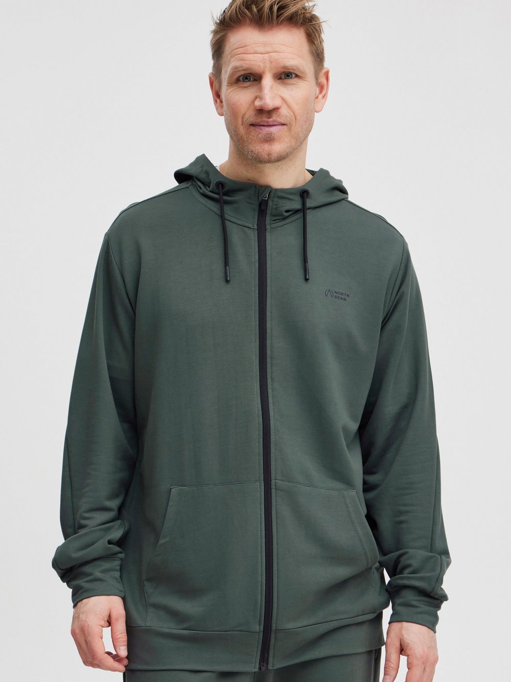 BLEND Kapuzensweatjacke Herren Baumwolle