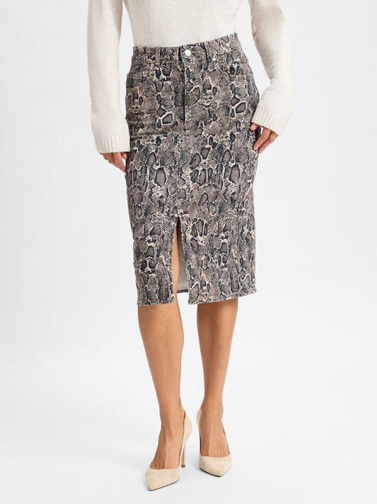 JOOP! Rock Damen Baumwolle gemustert