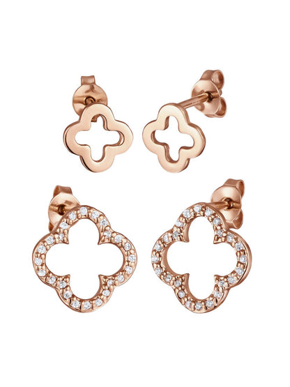 Elli Ohrringe Damen Sterlingsilber roségold