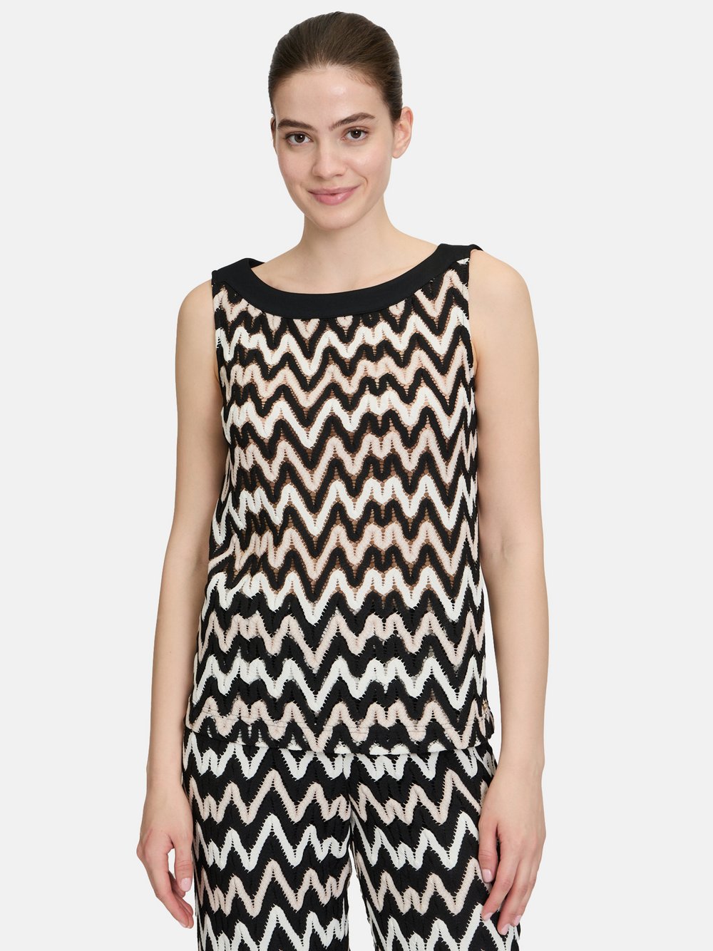 Betty & Co Strukturshirt Damen gemustert