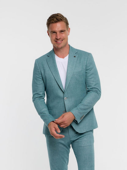 Zuitable Baukasten-Sakko Herren Slim Fit Jersey