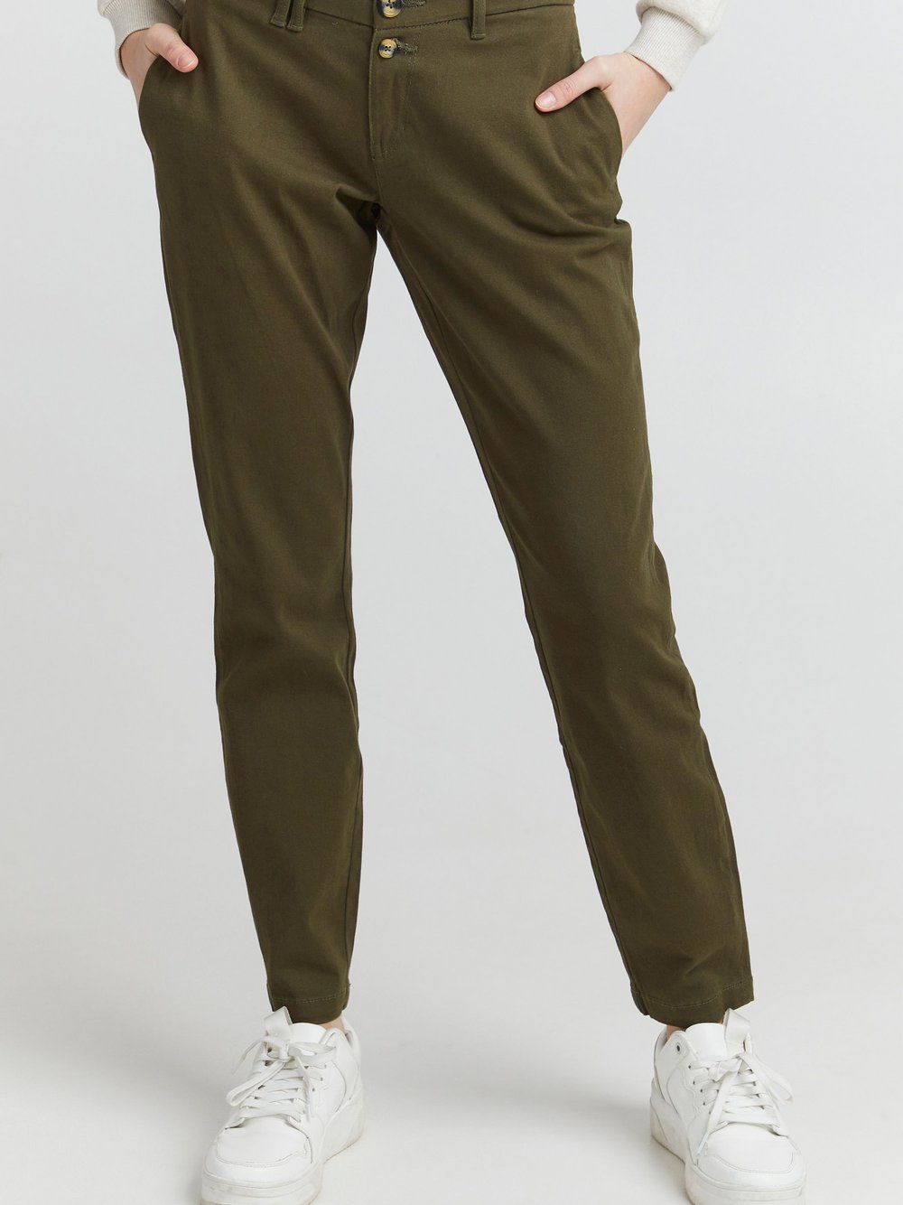 OXMO Chinohose Damen Baumwolle